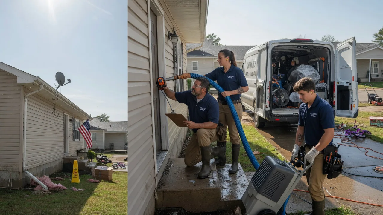 Ceiling Water Damage Restoration in Ramsey, IN near me